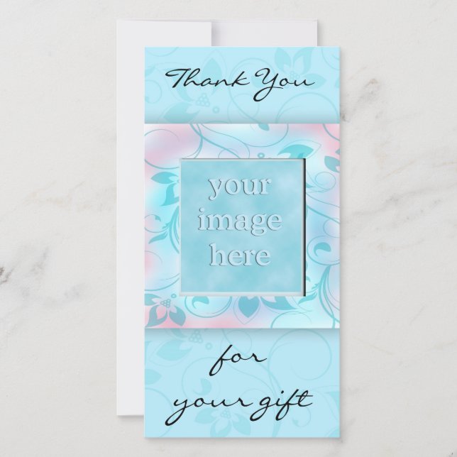 Thank you for the gift -blue card (Front)