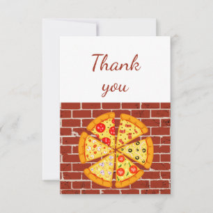 Thank You for the Pizza, Pizza night Fun Card