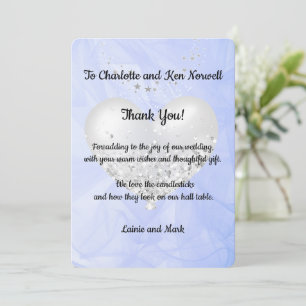 Thank You  For the Wedding Gift 3 Card