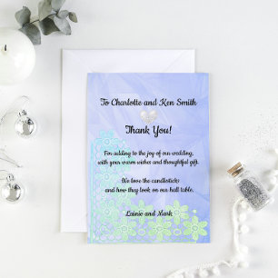 Thank You  For the Wedding Gift 3 Card