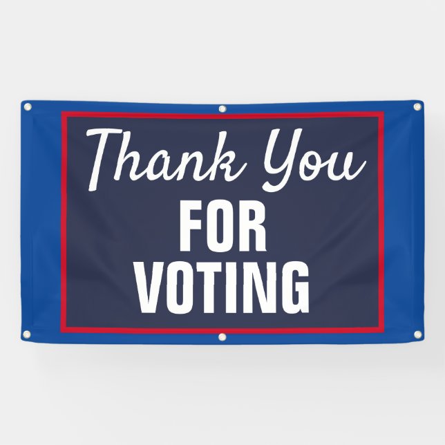 Thank You for Voting 2020 Election Banner (Horizontal)