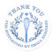 Thank You For Your Business Blue Bakery Whisk Logo