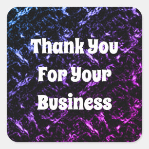Thank You for Your Business Client Appreciation Square Sticker