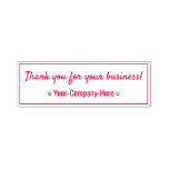 [ Thumbnail: "Thank You For Your Business!" & Company Name Self-Inking Stamp ]
