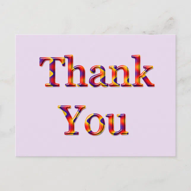 Thank You for Your Business Customer Appreciation Postcard | Zazzle