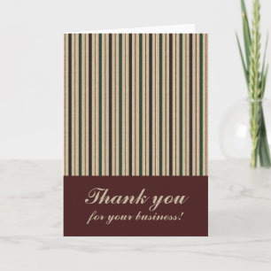 Thank you for your business damask card