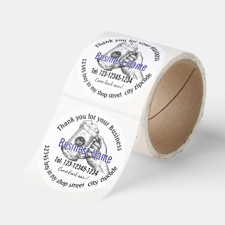 Thank you for your Business Editable Business mark Classic Round Sticker