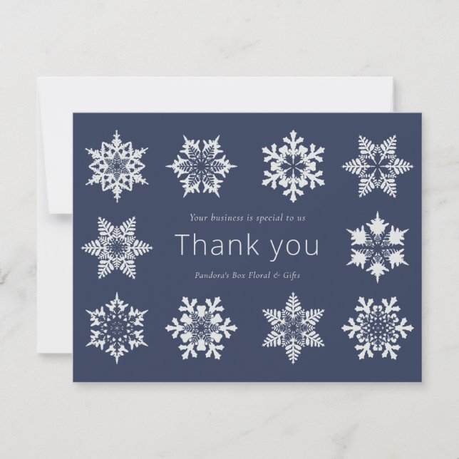 Thank You For Your Business Holiday Card (Front)