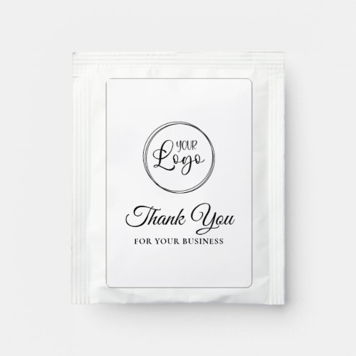 Thank You for Your Business Logo Tea Bag Drink Mix