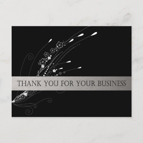 Thank You For Your Business Post Card