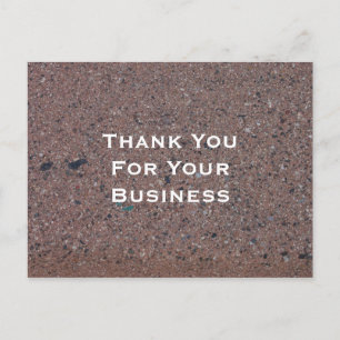 Thank You For Your Business Postcard
