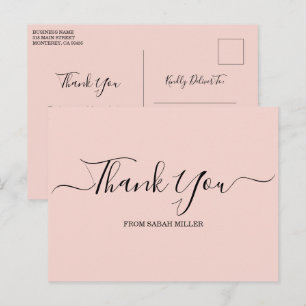 Thank You for Your Business Postcard 