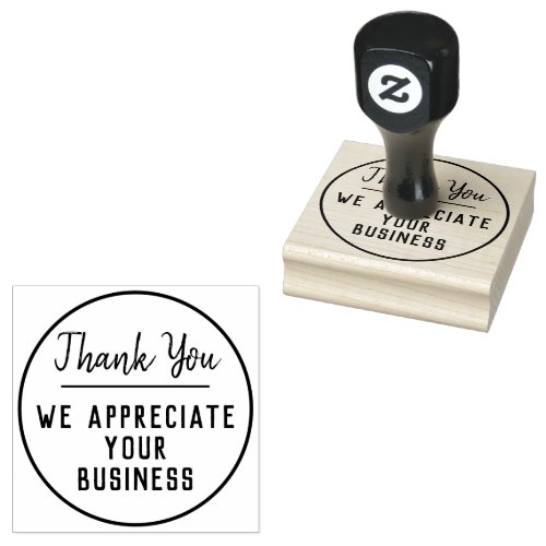 Thank You For Your Business Rubber Stamp