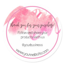 Thank You For Your Business Sticker