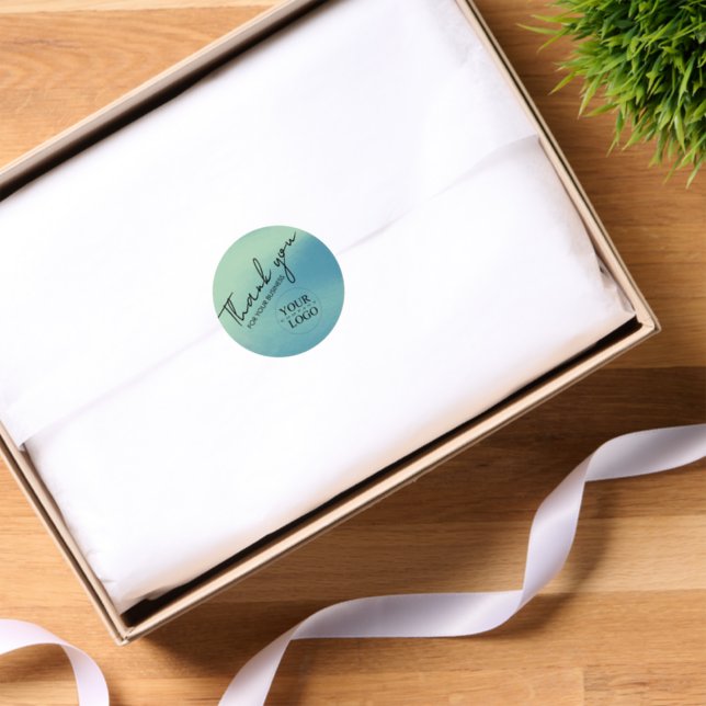 Thank You For Your Business Sticker Roll (Tissue Paper)