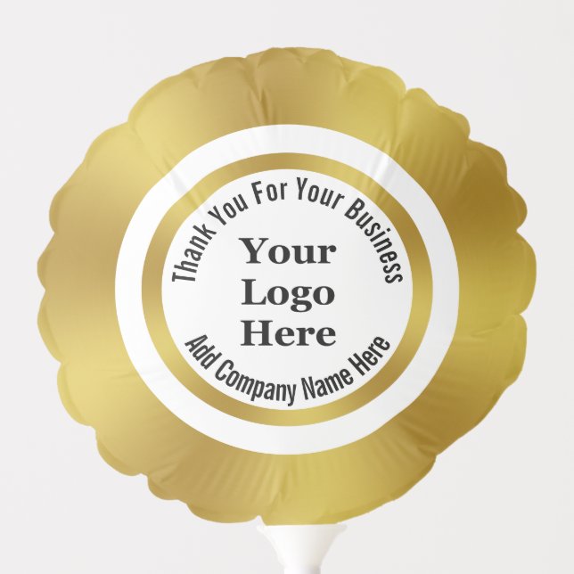 Thank You for Your Business Your Logo Here Balloon (Front)
