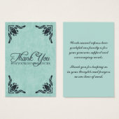 thank you for your condolences (Front & Back)