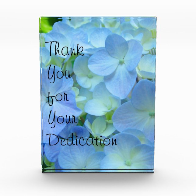 Thank You for Your Dedication Award Wall Plaque (Front)