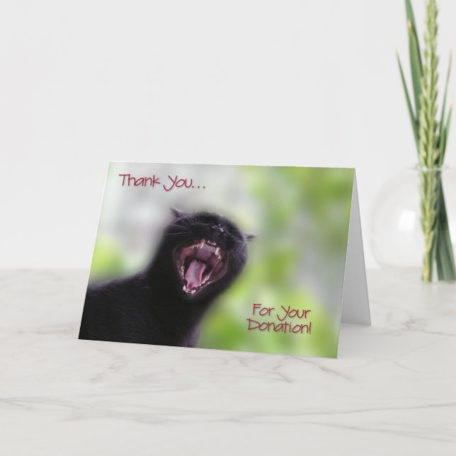 Thank You For Your Donation (Front)