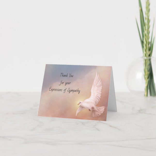 Thank you for your Expression of Sympathy Card (Front)