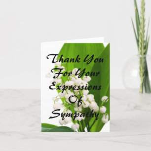 Thank You For Your Expressions of Sympathy Card