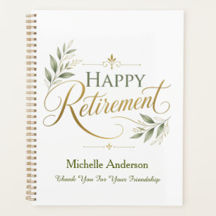 Thank You For Your Friendship Personalized Name Planner