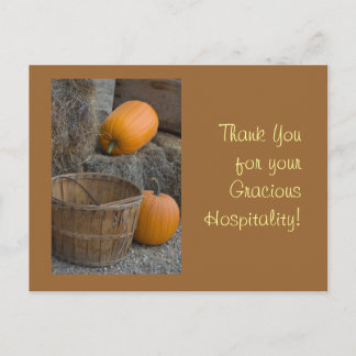 Thank You for your Gracious Hospitality! Postcard