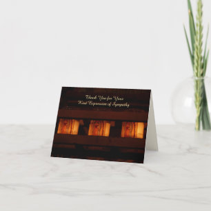 Thank You for Your Kind Expression of Sympathy Card