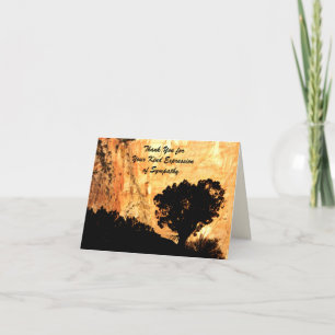 Thank You for Your Kind Expression of Sympathy Card