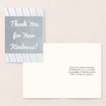 [ Thumbnail: "Thank You For Your Kindness!" Greeting Card ]
