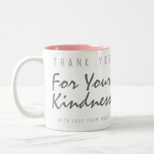 Thank You For Your Kindness Two_Tone Coffee Mug