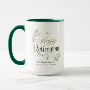 Thank You For Your Leadership Personalized Name Mug