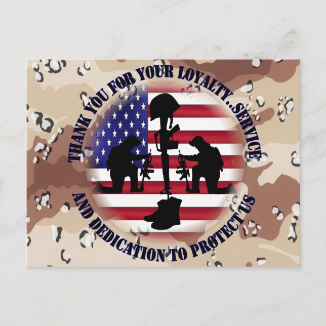 Thank you for your Loyalty ....... Postcard (Front)