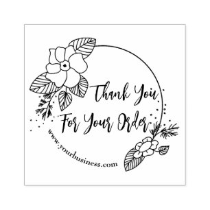Thank You For Your Order Business Rubber Stamp