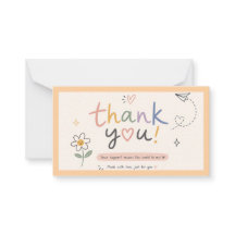 Thank You for Your Order Card