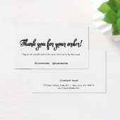 Thank You for your Order Customer Loyalty (Desk)