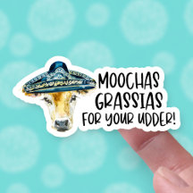 Thank You for Your Order Funny Cow Pun Business