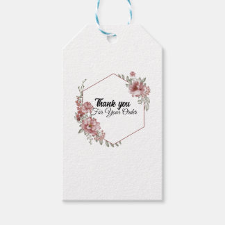 Thank you for your order gift tags