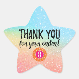 Thank you for your order Innov8tive Posh Star Sticker