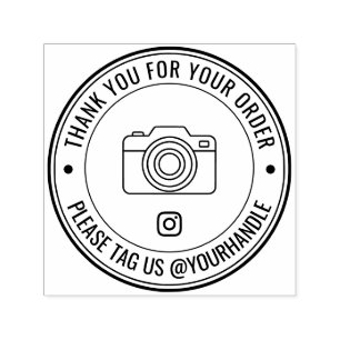 Thank You for Your Order Instagram Tag Self-inking Stamp
