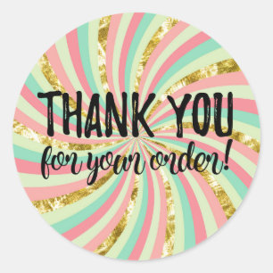 Thank you for your order label