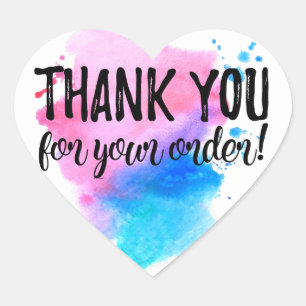 Thank you for your order label