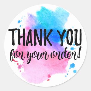 Thank you for your order label