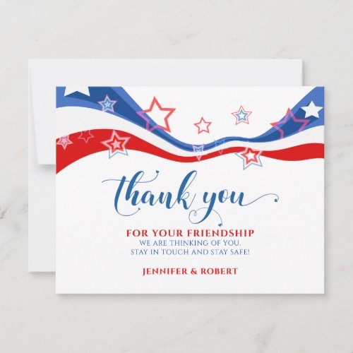 Thank you for your patriotic friends