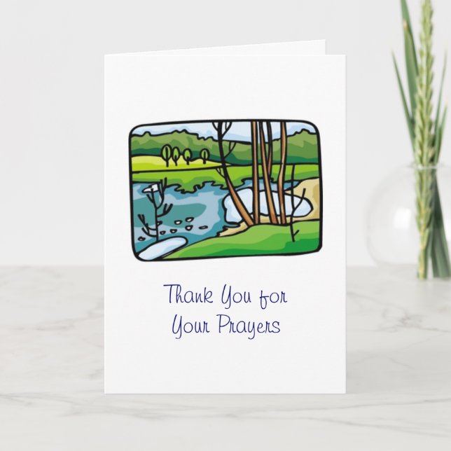 Thank You for Your Prayers Greeting Card (Front)