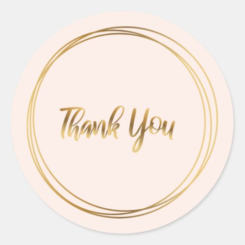 Thank you for your purchase classic round sticker