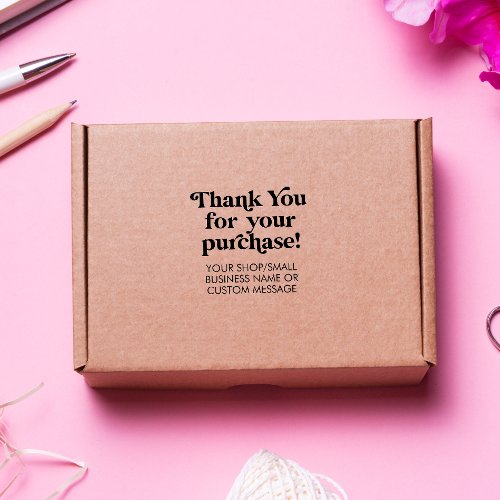 Thank you for your purchase Small Business Custom Rubber Stamp