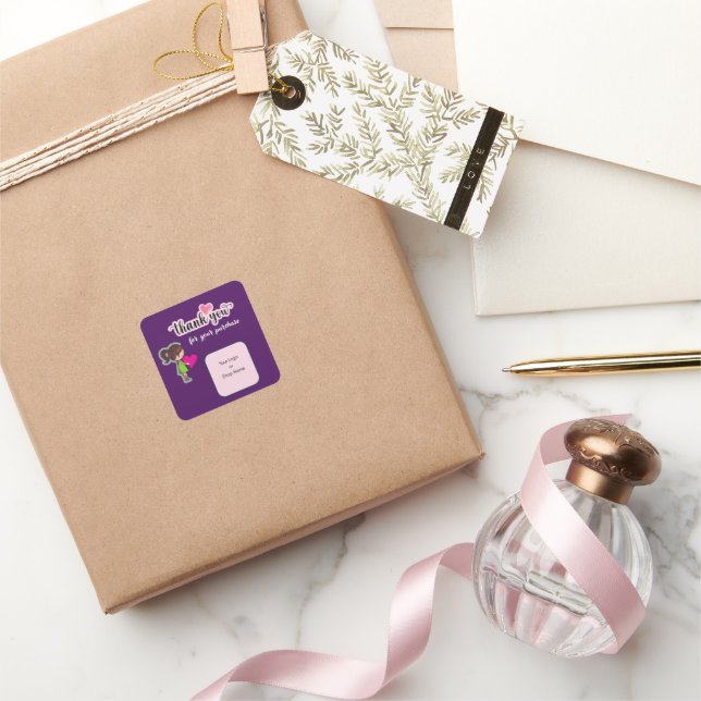 Thank You for Your Purchase Sticker And Labels (Gifting)