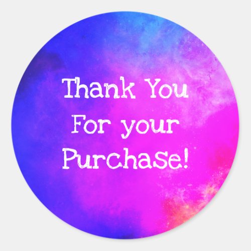 Thank you for your purchase stickers
