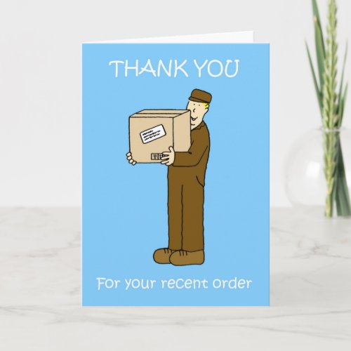 Thank You for Your Recent Order